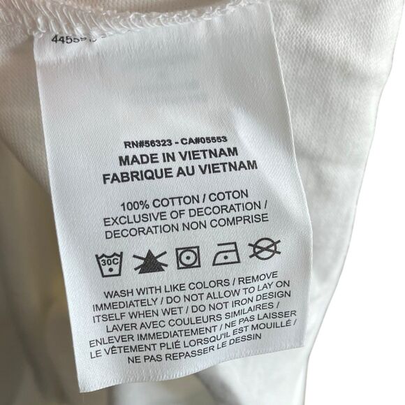 Nike T-Shirt WMNS S White Air Jordan Howard University Heavy Weight HBCU Jumpman - Picture 6 of 9